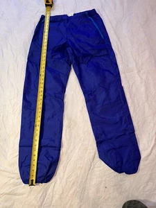 SIERRA DESIGNS VINTAGE WINDBREAKER PANTS BLUE UNISEX SMALL BIN A - Picture 1 of 4