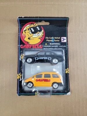 Coche de metal fundido a presión Golden Wheel Garfield The Cat Mercedes sedán y furgoneta nuevo Foto 1 de 4