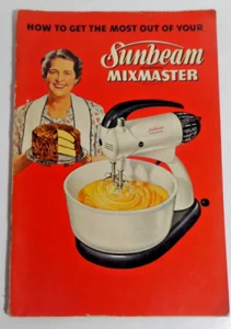Sunbeam Mixmaster manual  / advertising recipe booklet 1950 - Picture 1 of 1