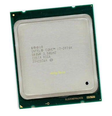 Intel Core i7-3970X 3.5 GHz LGA2011 6 cores SR0WR 12 threads CPU Processor 15 MB - Image 1 of 4