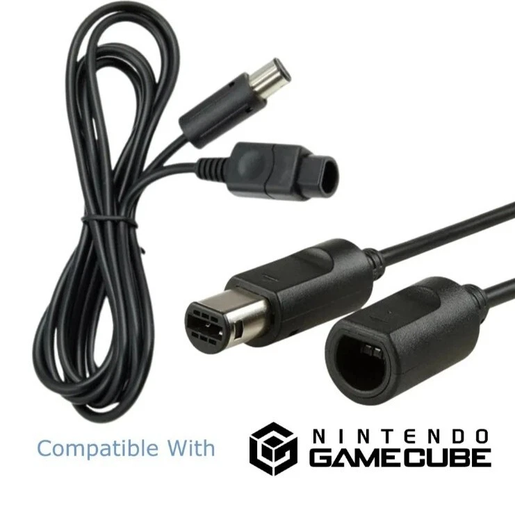 Extension Cable For Nintendo GameCube Controller - Extender 1.8m / 6ft -NEW! - Image 1 of 1