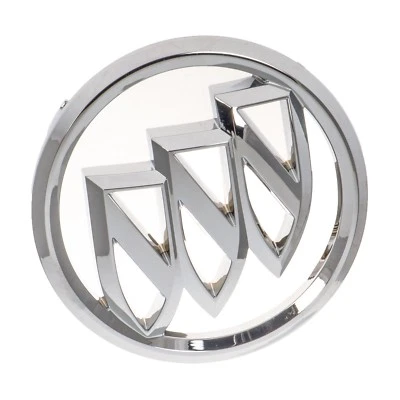 Grade Tri-Shield Clipe Emblema Cromado 08-17 Enclave Lucerna 25854511 OEM Nova - Imagem 1 de 4