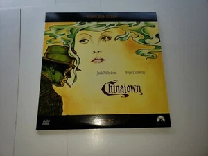 CHINATOWN LaserDisc Laser Video Disc Widescreen JACK NICHOLSON / FAYE DUNAWAY - Imagen 1 de 2