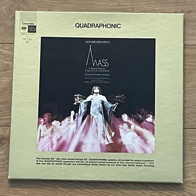 Leonard Bernstein QUADRAPHONIC BOX SET : "Mass", 1972, Booklet, M2Q 31008, EXC - Image 1 of 4
