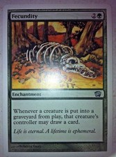 Fecundity - Eighth Edition 8th - Magic: The Gathering - MTG