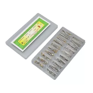 Watch Screw Tube 200pcs Watch Screw Tube Stainless Steel 10 Size 1.3mm Width ... - Picture 1 of 9