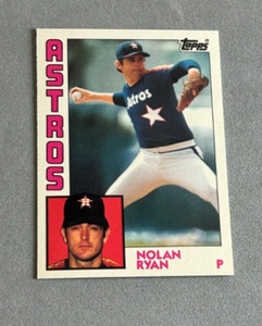 1984 Topps Tiffany #470 Nolan Ryan NM or Better HoF Texas Rangers