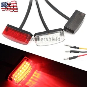 Smoke/Red Lens LED Tail Light Rear Running Stop Brake Bright Lamp Universal - Picture 1 of 14