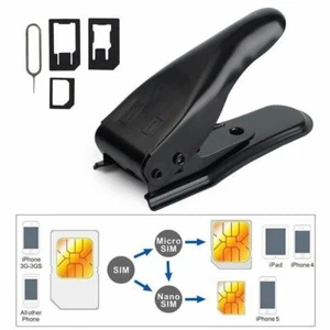 Universal Dual Nano Micro Sim Karten Schneider Cutter Stanzer Smartphone Card DE - Bild 1 von 1