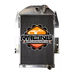 Full Aluminum Radiator For 1934 1935 1936 CHEVY MASTER / DELUXE /PICKUP TRUCK V8 - Picture 1 of 6