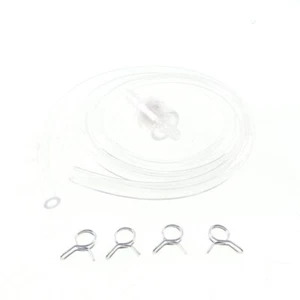 Benzinschlauch + Benzinfilter Transparent + Schlauchklemme für Mofa Moped Roller - Bild 1 von 8