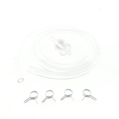 Benzinschlauch + Benzinfilter Transparent + Schlauchklemme für Mofa Moped Roller - Bild 1 von 4