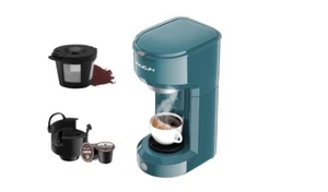 WHT MAKER Single Serve Coffee Maker, Mini Coffee Brewer for K-Cup Green - Picture 1 of 6