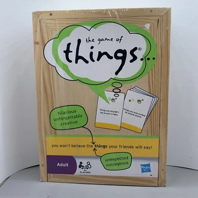 The Game Of Things Humor In A Box Jogo de Festa Adulto 4+ Jogadores Hasbro Novo Na Caixa - Imagem 1 de 4