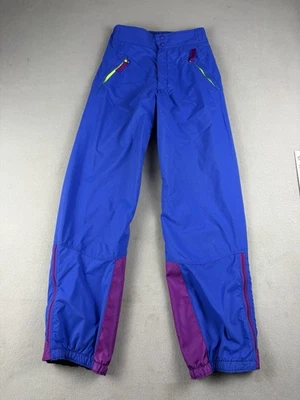 Pantalones de nieve Patagonia vintage para mujer talla XS azul púrpura esquí nieve hechos en EE. UU. Foto 1 de 4