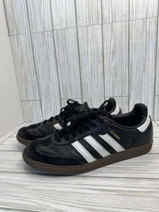 Adidas Samba Black Youth Kids Size 5.5 Athletic Soccer Classic USED - Picture 1 of 13