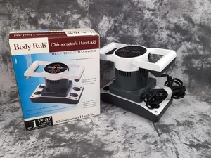 Body Rub Chiropractors Hand Aid Deep Tissue Massager SSA-600 2 Speed With Box - Picture 1 of 22