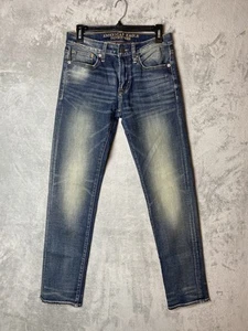 American Eagle Mens 28x34 Slim Straight Blue Denim Jeans 360 Extreme Flex New - Picture 1 of 9