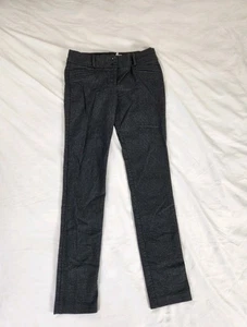 Woman's Pants Medium Black Pinstripe Slim Fit Dress Trousers - Picture 1 of 10