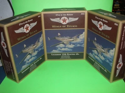 #17 WINGS OF TEXACO LOCKHEED 12A ELECTRA JR. AIRPLANE REG ED ((( FAC SEALED ))) - Image 1 of 4