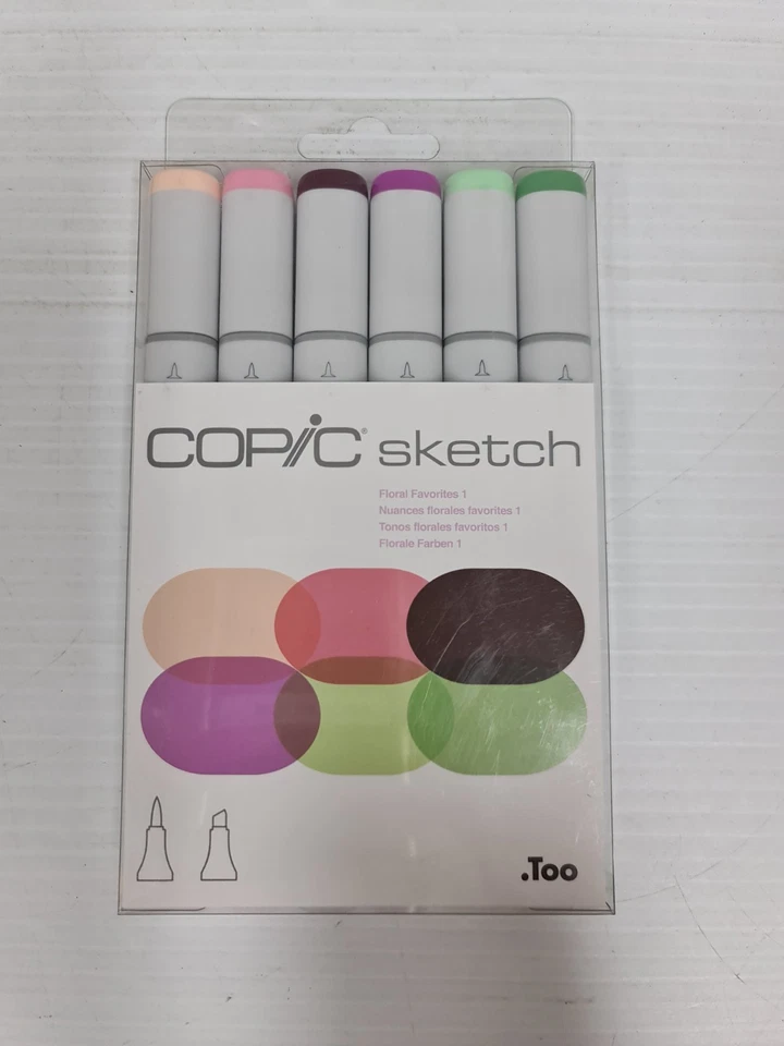 Copic Sketch Floral Favorites - 6 Pack Set