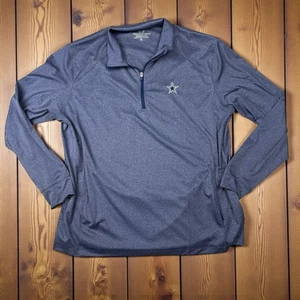 Vineyard Vines Dallas Cowboys Maglione Pullover Uomo 1/4 Zip-Navy Taglia XL-EUC - Foto 1 di 6