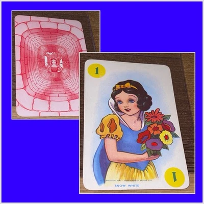 SNOW WHITE First Edition 1937 Castell Bros Ltd. 1st Edition Card VERY RARE!!! - Image 1 of 3