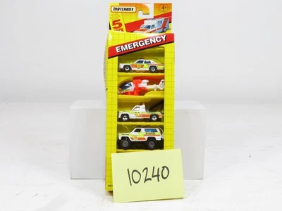 Matchbox 060032 Emergency 5 Pack Exclusive Designs NIB 10240 - Image 1 of 4