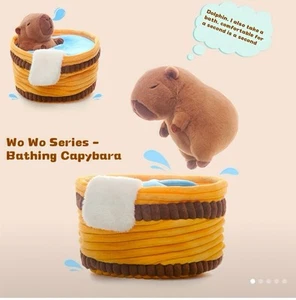 Capybara Plush Bathing - Picture 1 of 4
