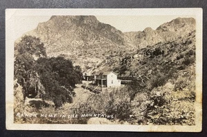 Ranch Home in the Mountains Texas RPPC AZO Road to Terlingua 1929 or ’30 Walker - Picture 1 of 2