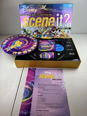 Disney Scene It Family Trivia Board Game DVD Original Complete!! 2004 - Image 1 of 4
