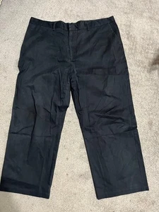 Croft & Barrow Hose Herren 42x29 schwarz Relaxed Fit Flatfront YKK Trousers - Bild 1 von 6