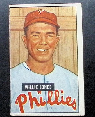 1951 年 Bowman #112 威利·琼斯 — 第 1/2 张图片