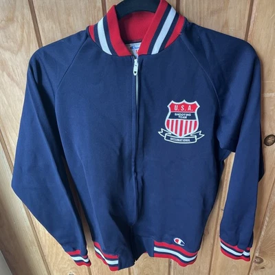 Chaqueta Letterman Campeón Equipo de Tiro EE. UU. De Colección Años 80 Para Hombre, Juegos Olímpicos, Mediana  Foto 1 de 4