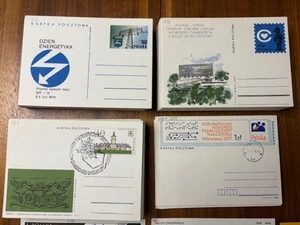 POLEN , BILDPOSKARTEN , ca350 GANZSACHEN POLEN , 70ger , GROßFORMAT , ca1975 - Picture 1 of 4