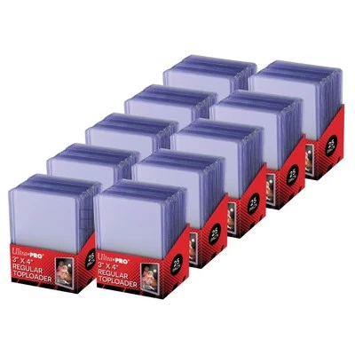 Ultra PRO - 250x Regular Toploader, Hartplastikhüllen für TCG Sammelkarten, NEU - Bild 1 von 4