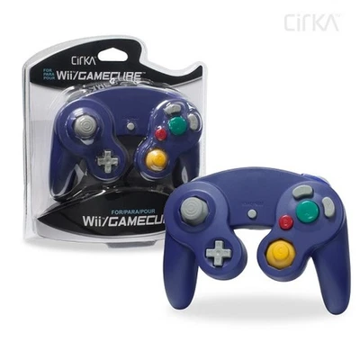Nintendo Wii/ GameCube Wired Controller (Purple) - CirKa - Image 1 of 2