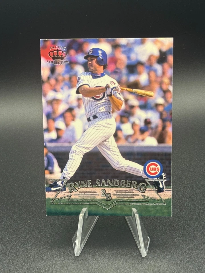 Colección Pacific Crown 1998 - Ryne Sandberg Silver Parallel SP Chicago Cubs Foto 1 de 1