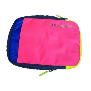 Bolso Bandolera Cartera Lululemon Fácil Acceso Rosa Neón Azul Verde Falta Correa - Imagen 1 de 7