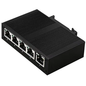 Commutateur RéSeau 5 Ports 100Mbps Ethernet Commutateur de Qualité Industri7729 - Afbeelding 1 van 8