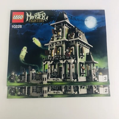 Lego Monster Fighters Haunted House 10228 Manual de instrucciones Solo juego de 2 LEER Foto 1 de 4