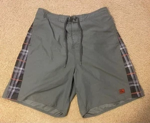 Billabong Board Shorts Mens Black Swim Trunks Surf Gray Red Size Large - Picture 1 of 7