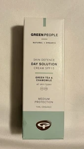 Green People Day Solution Cream SPF15 with Green Tea & Chamomile 50ml - Picture 1 of 3