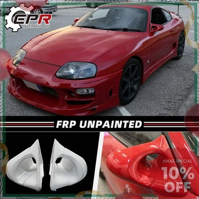Espejo retrovisor FRP sin pintar para Toyota Supra MK4 JZA80 RHD 2 piezas Foto 1 de 4