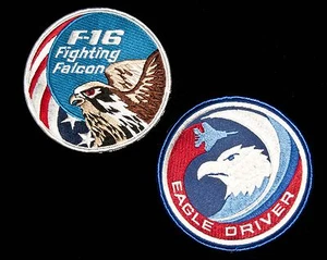 Parches de combate USAF F-16 Viper y F-15 Eagle Irak Afganistán vendedor de EE. UU. - Imagen 1 de 8