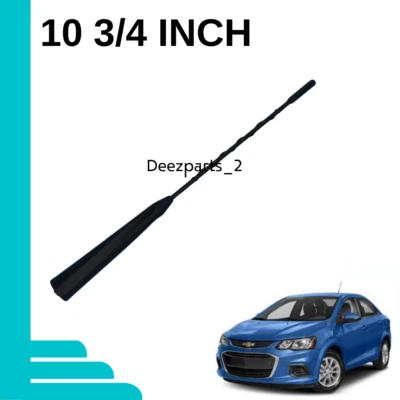 Antena AM/FM de radio de coche negra de 10 3/4" para Chevrolet Sonic 2012-2014 Foto 1 de 3