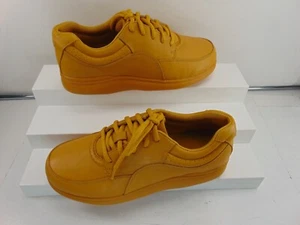 Hush Puppies Power Walker BRAND NEW ORANGE LEATHER ATHLETIC LACE 6 1/2 M $104.95 - Picture 1 of 6
