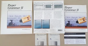 Proper Grammar II©1993 SoftWood Grammar Correction System for Amiga BOXED TESTED - Picture 1 of 8