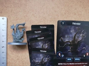 THIRSTER  EXCLU ! MINIATURE & CARD /CTHULHU HORROR / DEEP MADNESS G526 - Imagen 1 de 1