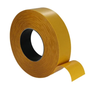 Doppelseitiges Klebeband transparent aus Papiervlies, extra dünn, 40 mm x 250 m - Bild 1 von 3
